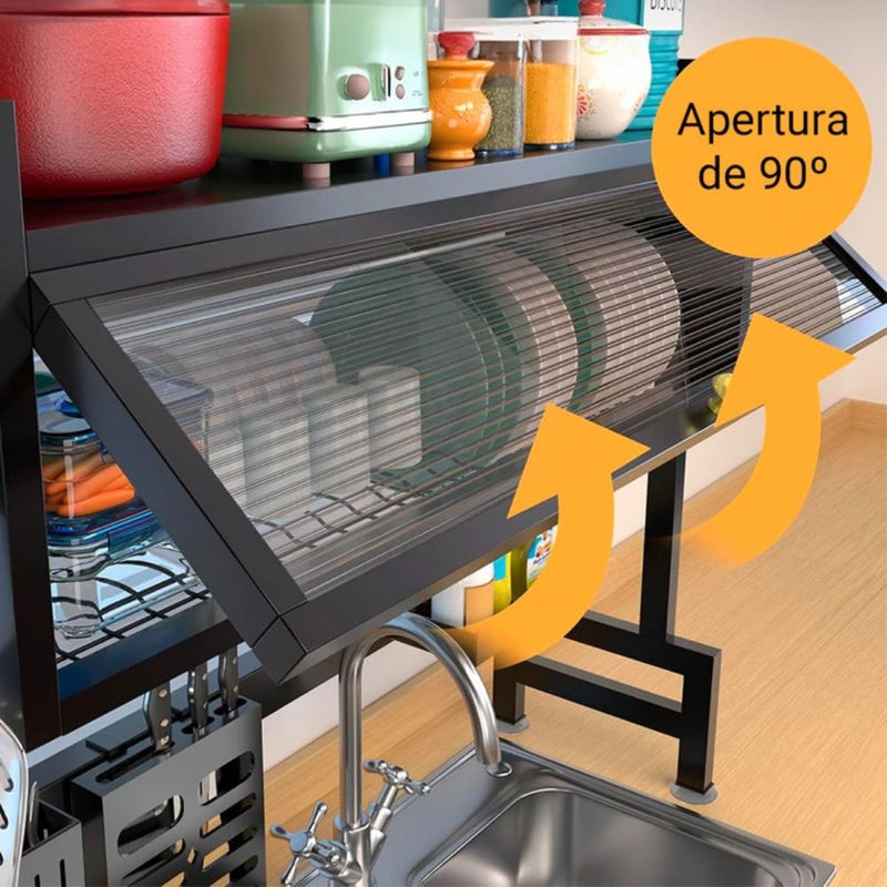 Organizador Escorredor Decoteam 2 Prateleiras 65x28x80