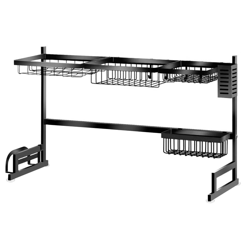 Escorredor de louças Decoteam 2 andares em aço inox Alta Qualidade