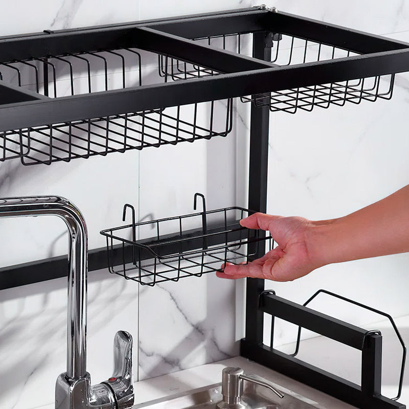 Escorredor de louças Decoteam 2 andares em aço inox Alta Qualidade